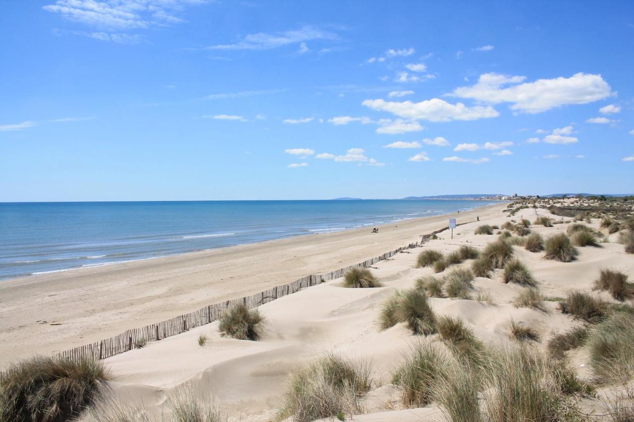 Superbe T2 neuf, climatisé 2nd ligne, balcon, jardin, prestations haut de gamme Carnon-Plage Extérieur photo