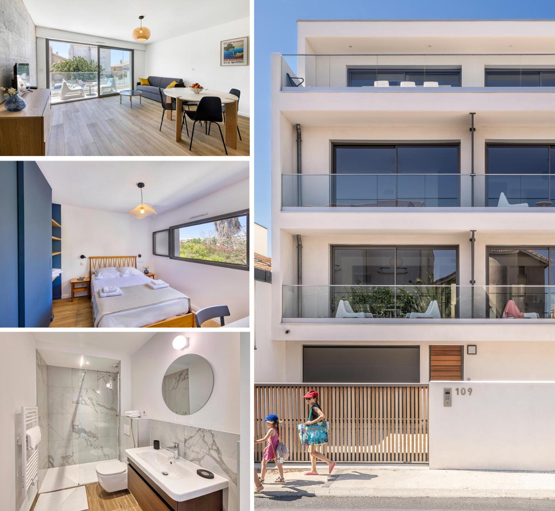 Superbe T2 neuf, climatisé 2nd ligne, balcon, jardin, prestations haut de gamme Carnon-Plage Extérieur photo
